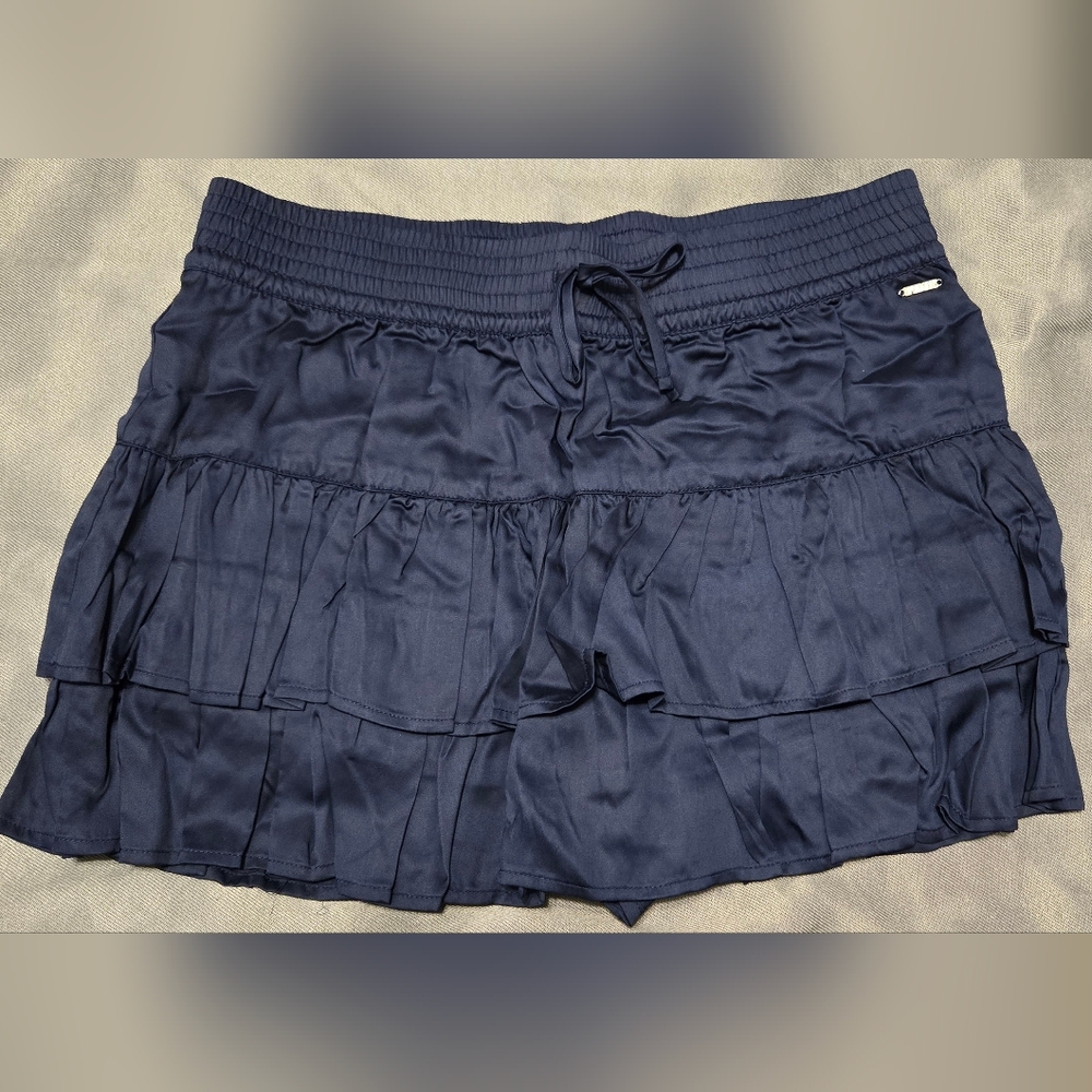 Victoria's Secret Navy Ruffle Skirt S NWT